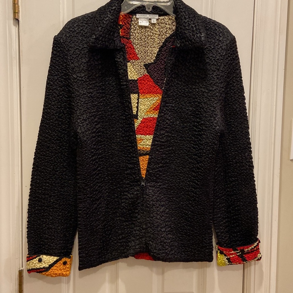Alberto Makali Reversible Zippered Jacket